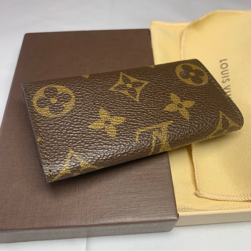 With Certificate of Authenticity Louis Vuitton Brown Monogram Key Holder - Picture 6 of 15